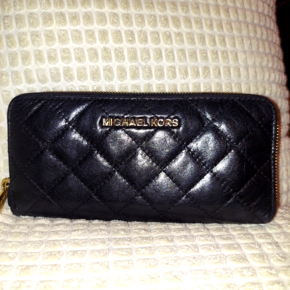 Michael Kors Quilted Leather Large Wallet